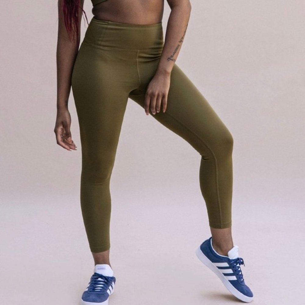 Girlfriend Collective Fern High Waist Leggings L